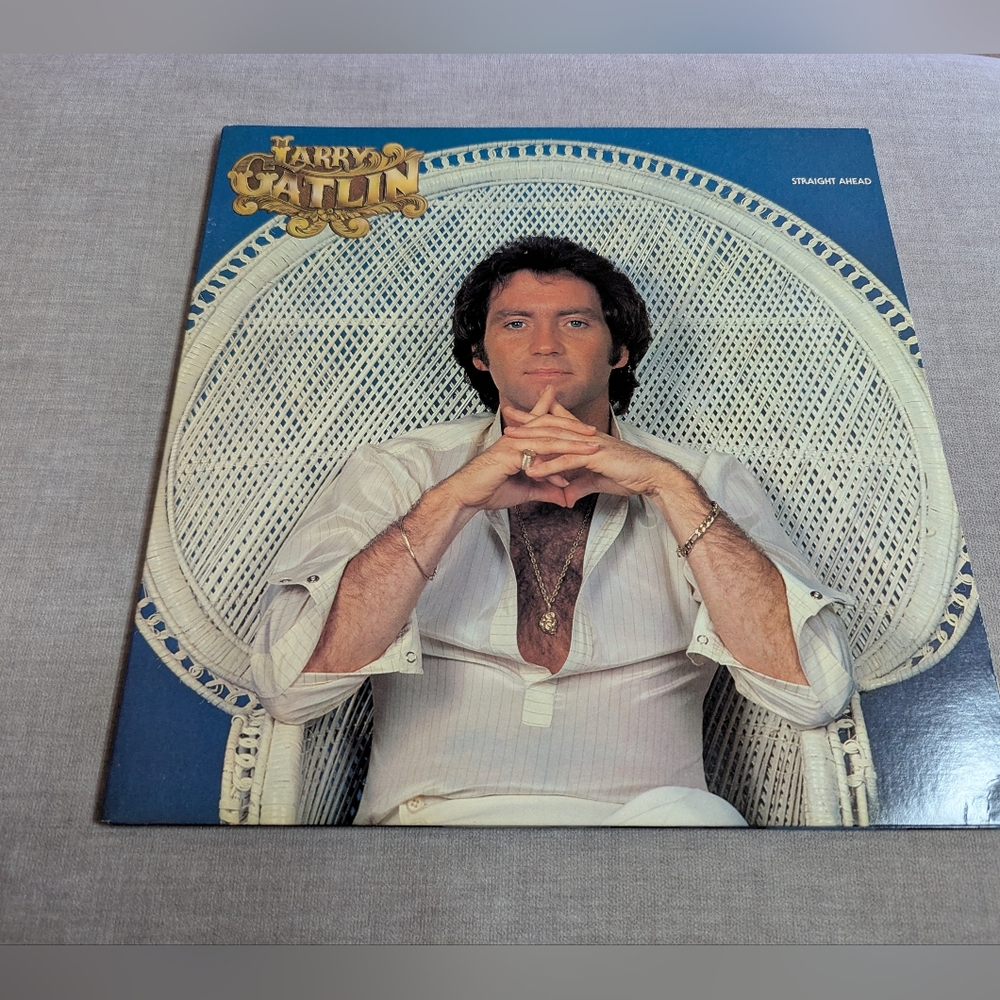 Larry Gatlin Straight Ahead LP Vinyl Record